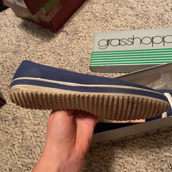 Vintage grasshoppers blue and white clippers - Picture 6 of 6